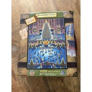 MasterPieces Rockefeller Center NYC 1000 Piece Jigsaw Puzzle Multi-Color Dowdle